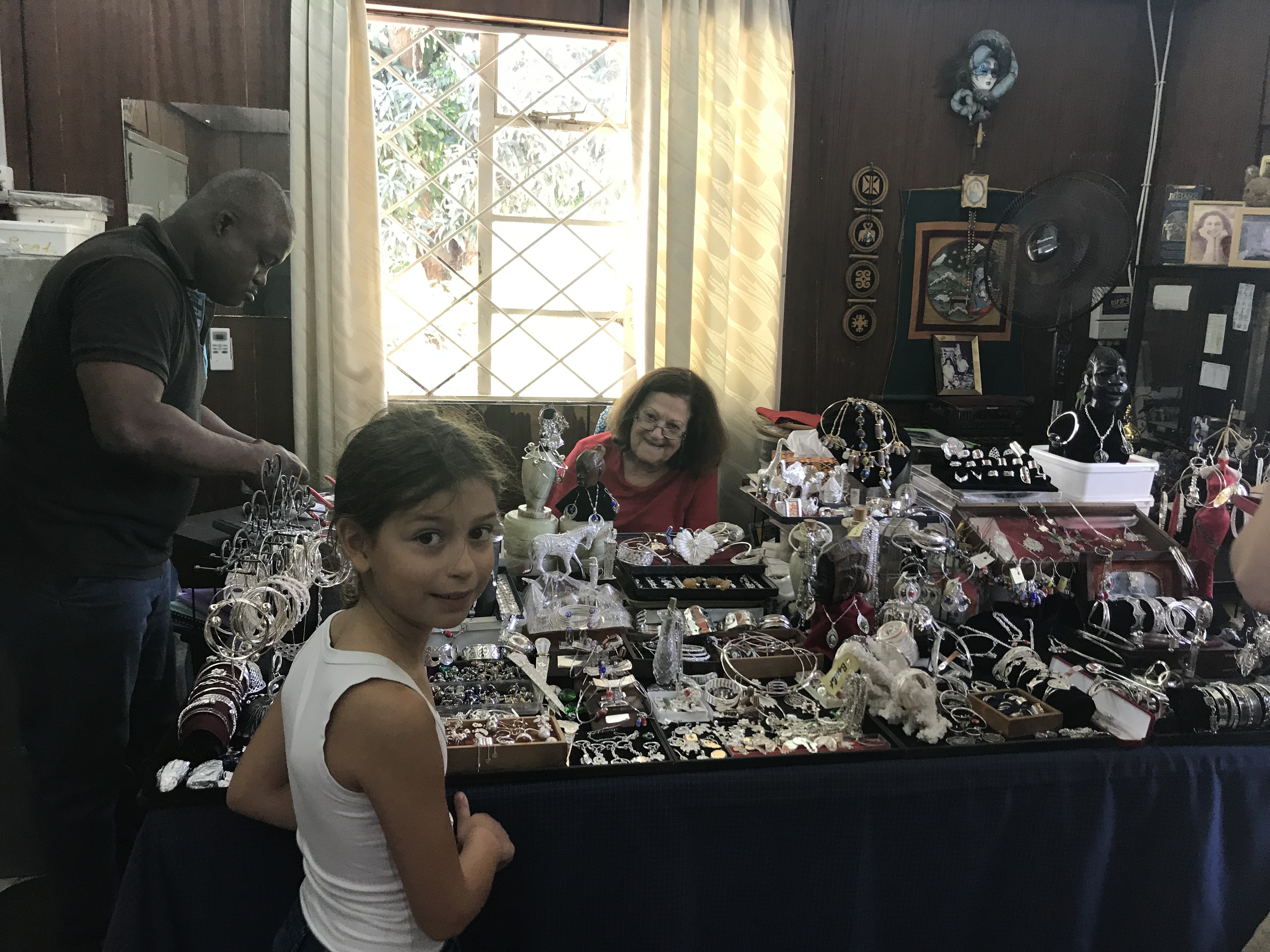 Mrs Hakim of Hakim jewellers on Accra's Oxford Street