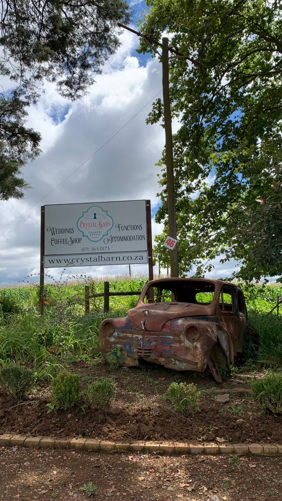 The entrance to Crystal Barn accomodation in the Midlands, Fort Nottingham
