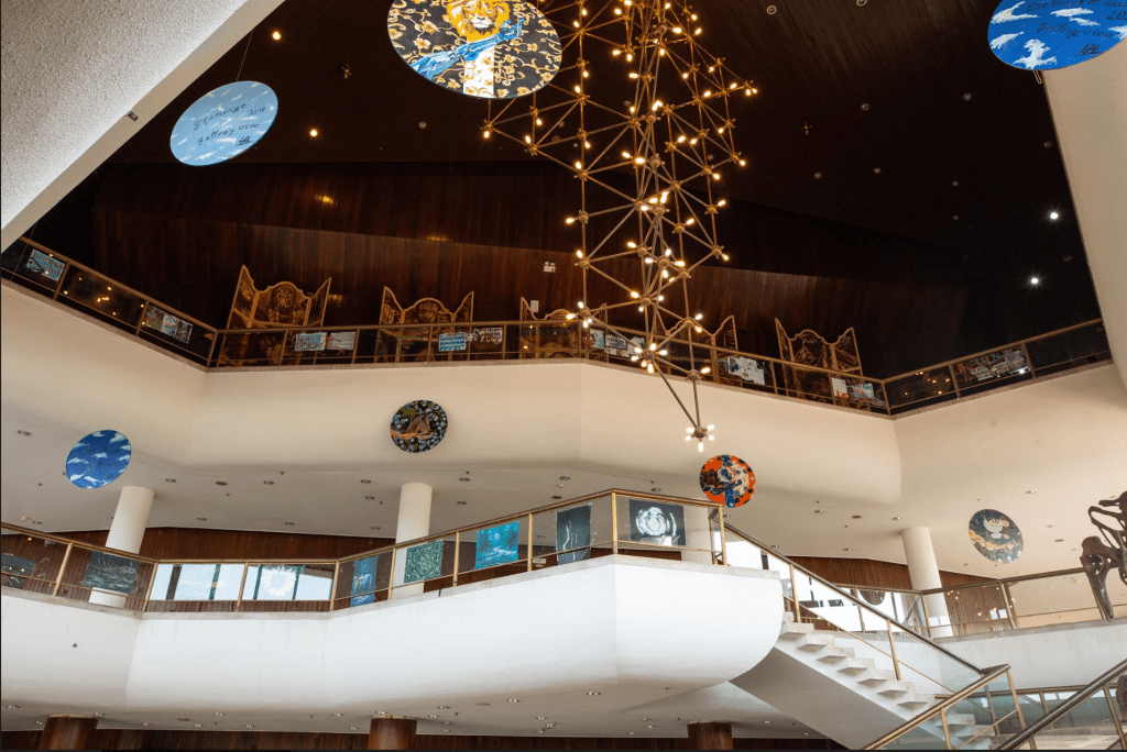 Inside the National Theatre Accra Ghana