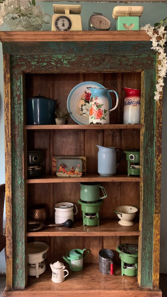 A Collection of antique homeware at Crystal Barn Midlands