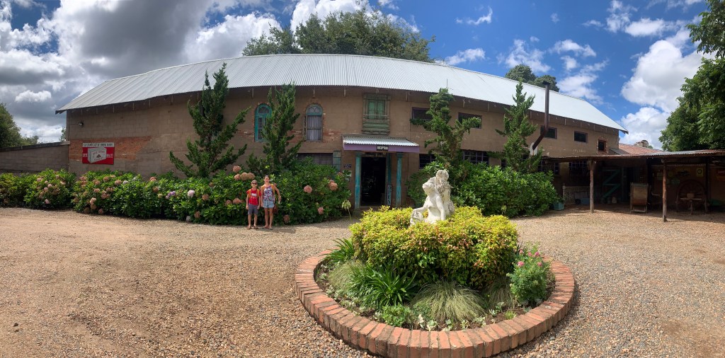 An overnight trip on the Midlands Meander - Crystal Barn accommodation - The courtyard