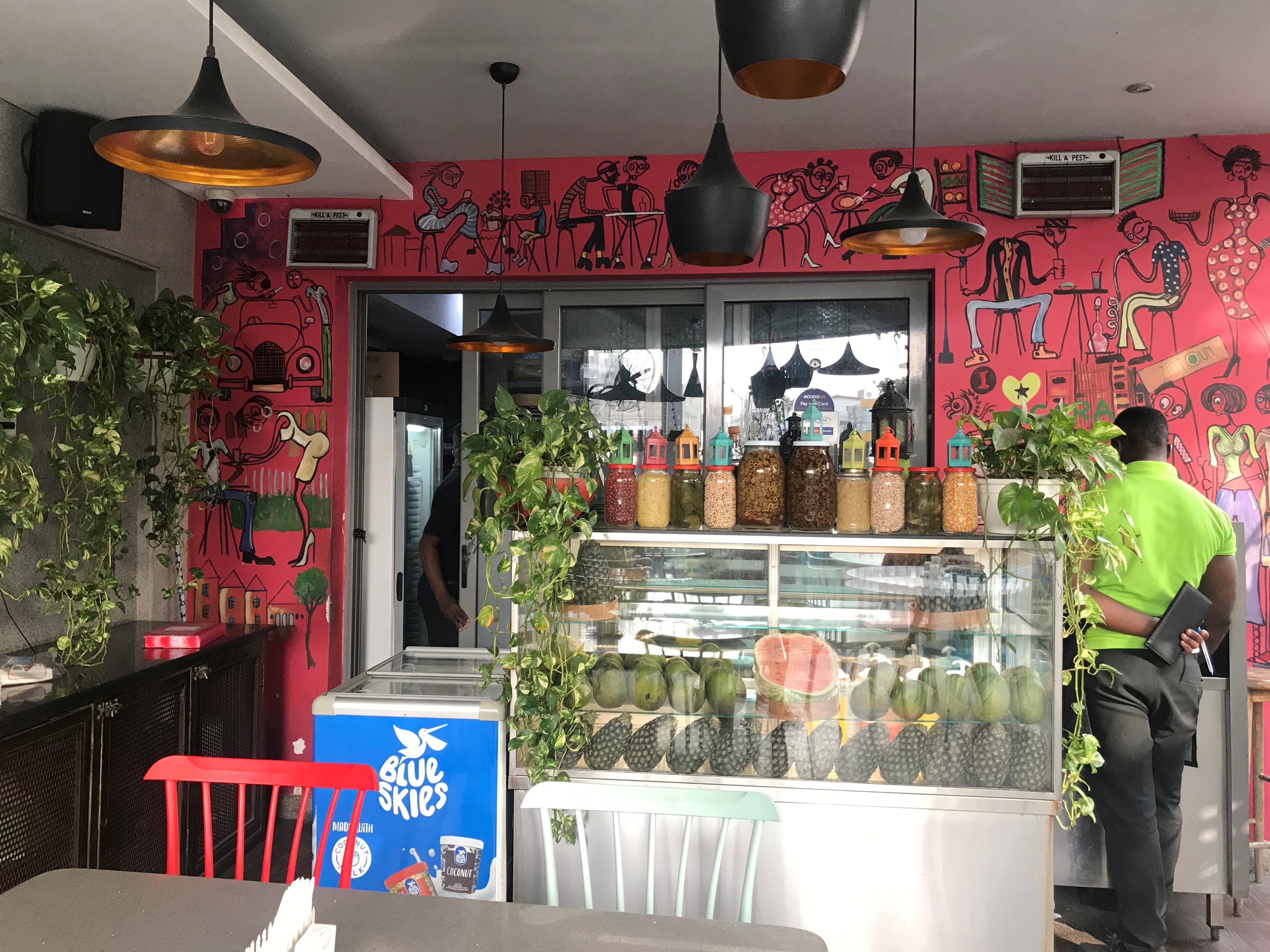 Zaytoun restaurant on Accra's Oxford Street