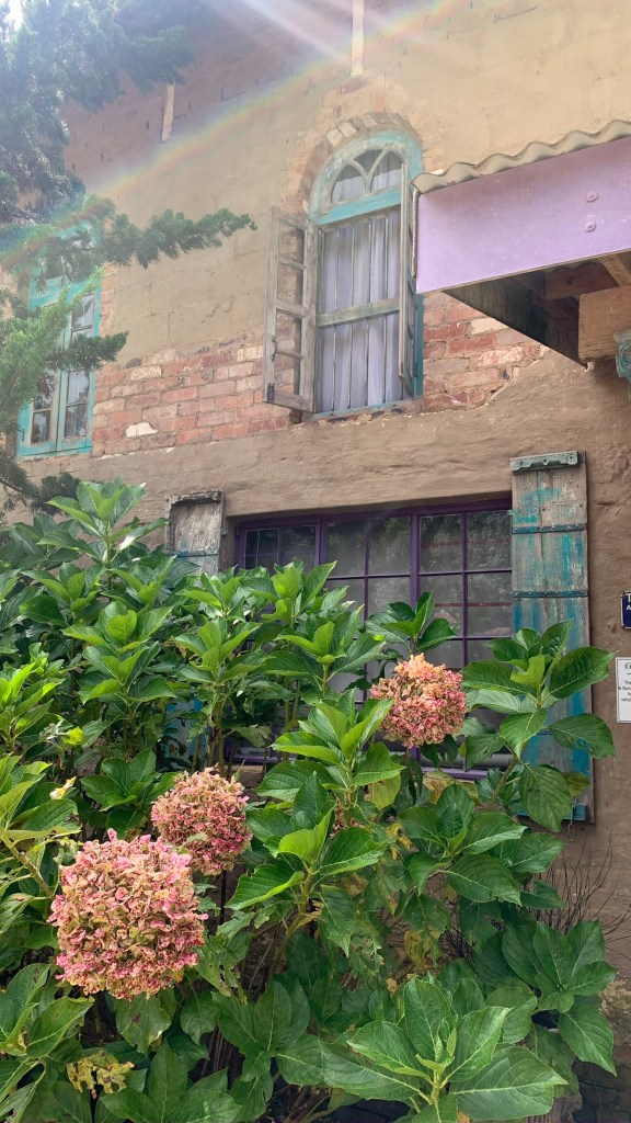 Crystal Barn accommodation views of the beautiful Indian shutters