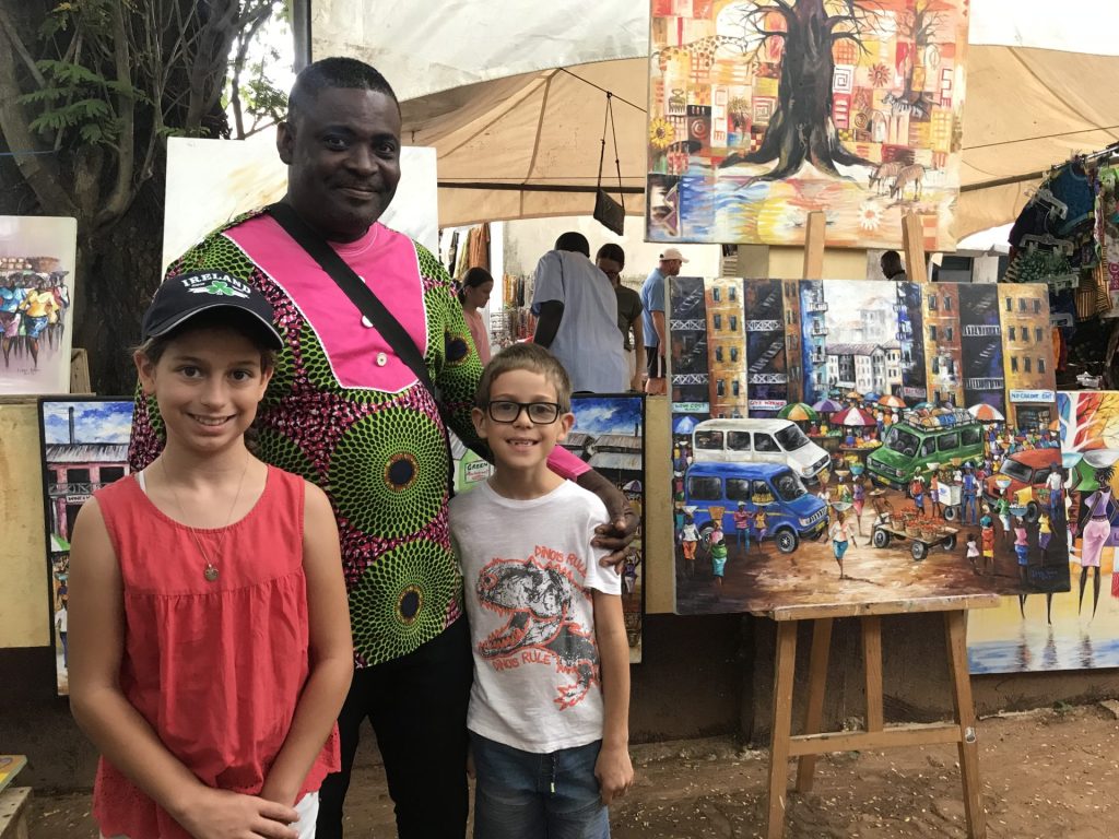 Ghanaian Artist Isaac Anang and his Accra street scenes