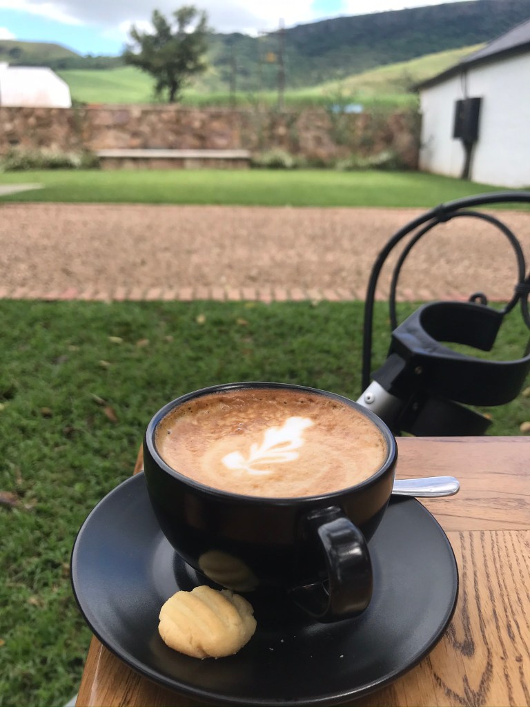Coffee at Wynnifreds Cafe and Shoppe in Tala Valley